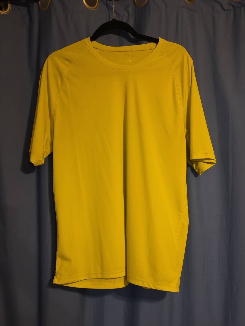 Men's Short Sleeve Active Crew Neck Shirt - Yellow